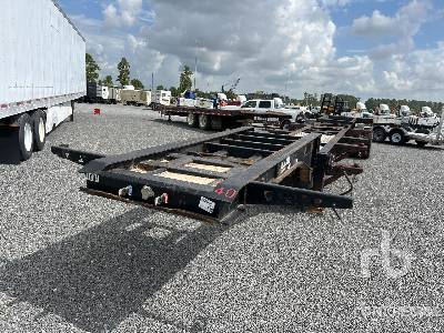2019 MEGA TRANSPORTACIONES  32 ft Spread Axle T/A Sand Box  Container Chassis