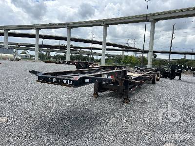 2019 MEGA TRANSPORTACIONES  Spread Axle T/A Sand Box  Container Chassis