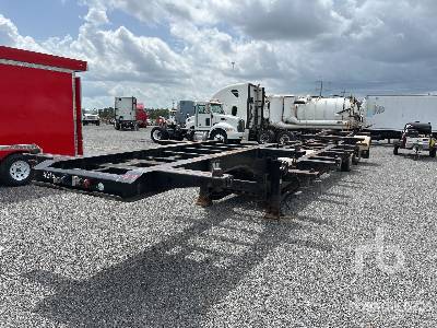 2019 MEGA TRANSPORTACIONES  32 ft Spread Axle T/A Sand Box  Container Chassis