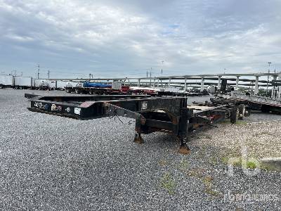 2019 MEGA TRANSPORTACIONES  32 ft Spread Axle T/A Sand Box  Container Chassis