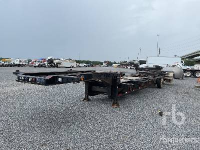 2019 MEGA TRANSPORTACIONES  42 ft 8 in Spread Axle T/A Sand Box  Container Chassis