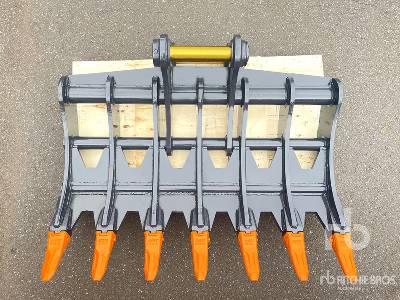 Unused 2025 KJ  AMK20  65 in - Fits Cat 320 / 17 - 24  ...  Excavator Rake