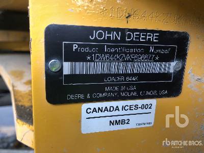 Photo of a 2019 John Deere 644K