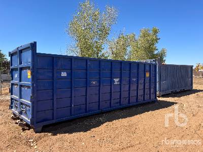 Quantity of (2) 20 ft  Rolloff Bin
