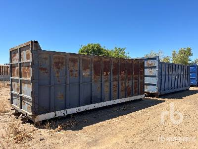 Quantity of (2) 22 ft  Rolloff Bin