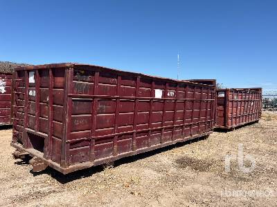 Quantity of (2) 21 ft  Rolloff Bin