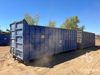 Quantity of (2) 22 ft  Rolloff Bin