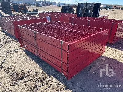 Unused CANEX  Quantity of (30) 6 ft x 8 ft Po ...  Site Fence
