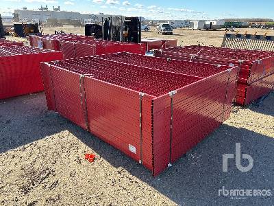 Unused CANEX  Quantity of (30) 6 ft x 8 ft Po ...  Site Fence