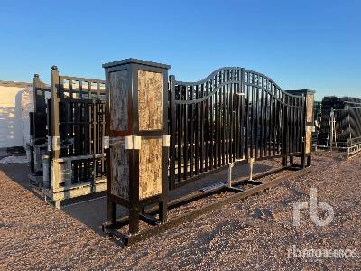 Unused 2025 SUIHE  NFG-20FGP-E  20 ft Wrought Iron Bi-Parting ( ...  Driveway Gate