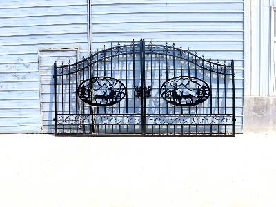 Unused 2025 SUIHE  NG-14D-1  Wrought Iron Bi-Parting 14 ft ( ...  Driveway Gate