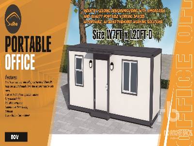 Unused 2025 SUIHE  NMO-20FT-007D  20 ft x 7 ft Tiny Home (Unused)  Mobile Structure - Other