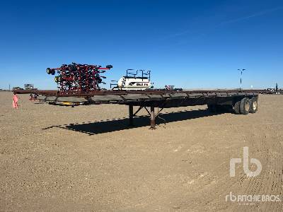 1992 FEATHER LITE  45 ft T/A  Flatbed Trailer