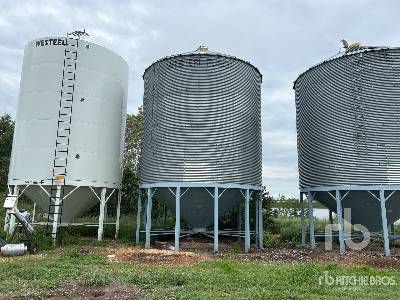 WESTEEL-ROSCO +/- 5000 bu 7 Ring Hopper Grain Bin WESTEEL-ROSCO +/- 5000 bu 7 Ring Hopper Grain Bin