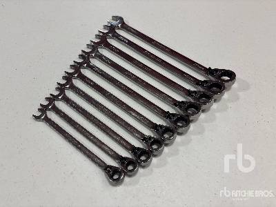 SNAP-ON 10 pcs Ratcheting Metric Wrench Set Hand Tools SNAP-ON 10 pcs Ratcheting Metric Wrench Set Hand Tools