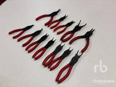 SNAP-ON (12) Snap Ring Pliers Hand Tools SNAP-ON (12) Snap Ring Pliers Hand Tools