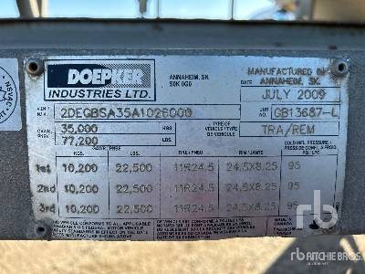 2010 DOEPKER  Super B-Train  Grain Trailer