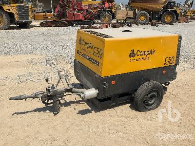 2017 COMPAIR  C50  Mobile  Air Compressor