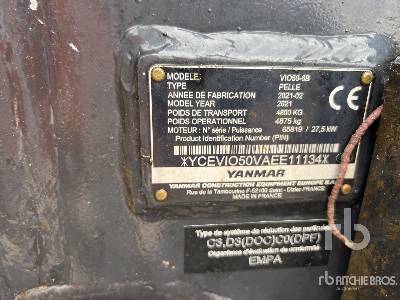 Photo of a 2021 Yanmar VIO50-6B