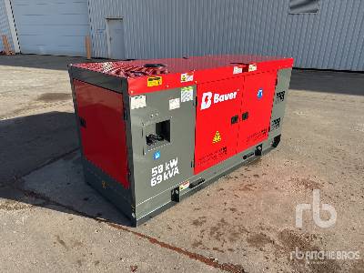 Unused 2025 BAUER GFS-50KW 62.5 kVA Skid-Mounted (Unused) Gen Set (250-749 Kw/310-950 Kva) Unused 2025 BAUER GFS-50KW 62.5 kVA Skid-Mounted (Unused) Gen Set (250-749 Kw/310-950 Kva)