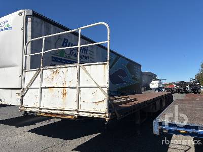 1989 LUSTY  Tri/A  Flatbed Trailer