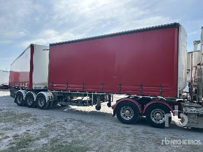 2022 MAXITRANS 7.2 m Tri/A B-Double Lead Curtain Side Trailer 2022 MAXITRANS 7.2 m Tri/A B-Double Lead Curtain Side Trailer