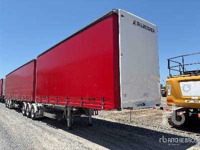 2024 KRUEGER 7.2 m Tri/A B-Double Lead Curtain Side Trailer 2024 KRUEGER 7.2 m Tri/A B-Double Lead Curtain Side Trailer