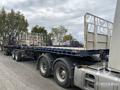 2010 MAXITRANS  6.2 m Bogie/A B-Double Lead  Flatbed Trailer