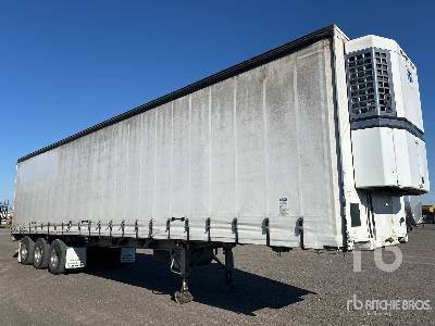 1995 KRUEGER 13.2 m Tri/A Curtain Side Reefer Trailer 1995 KRUEGER 13.2 m Tri/A Curtain Side Reefer Trailer