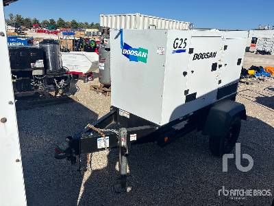 2022 DOOSAN G25WDO-T4F 25 kW Mobile Gen Set (250-749 Kw/310-950 Kva) 2022 DOOSAN G25WDO-T4F 25 kW Mobile Gen Set (250-749 Kw/310-950 Kva)