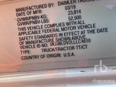 2020 WESTERN STAR 5700 6x4 Truck Tractor (T/A) 2020 WESTERN STAR 5700 6x4 Truck Tractor (T/A)