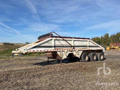 1995 LOAD LINE  36 ft T/A  Bottom Dump Trailer