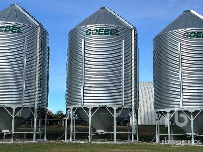GOEBEL +/- 4900 bu 5 Ring Hopper Grain Bin GOEBEL +/- 4900 bu 5 Ring Hopper Grain Bin
