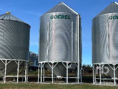 GOEBEL +/- 4900 bu 5 Ring Hopper Grain Bin GOEBEL +/- 4900 bu 5 Ring Hopper Grain Bin