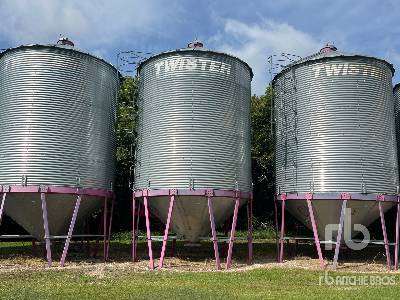 TWISTER +/- 2280 bu 5 Ring Hopper Grain Bin TWISTER +/- 2280 bu 5 Ring Hopper Grain Bin