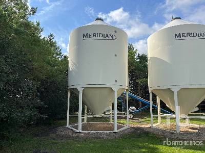 MERIDIAN  M1412  +/- 60 ton Smooth Wall Hopper  Grain Bin