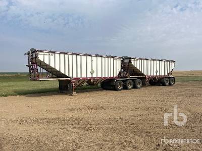 2002 LODE KING  28 ft Super B-Train Lead  Grain Trailer